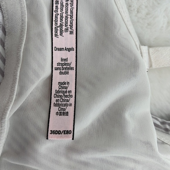 Victoria’s Secret crop top/ Bustier size 36DD built in bra, detachable straps - Picture 12 of 15